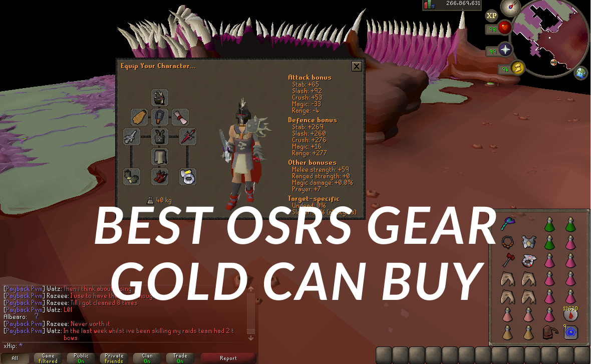Best OSRS Gear Gold Can Buy GameZod